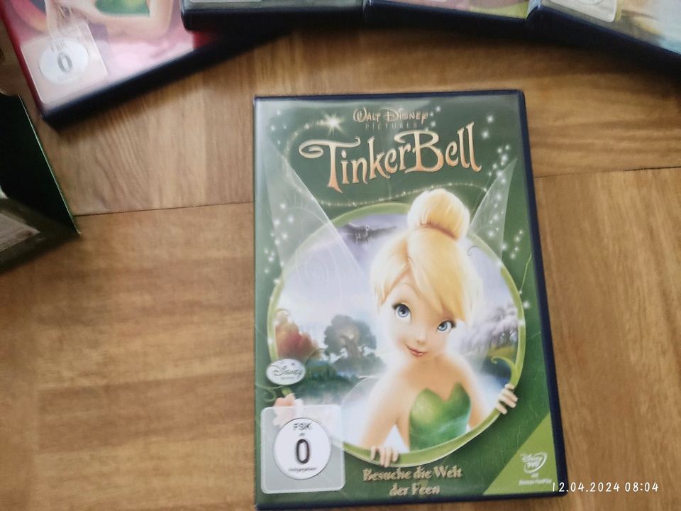 5 Tinkerbell DVDs Disney Mädchen ab 0 Jahre filme Box in Bernsdorf