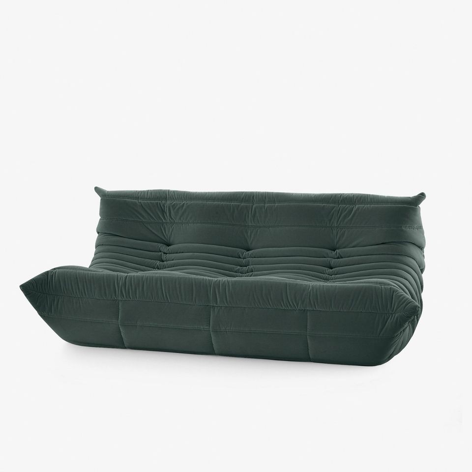 ligne roset Hohenzollernstr TOGO 3er Sofa Samt Grün PRE ORDER in München