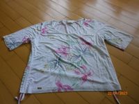 Desinger Avantgarde Damen T-Shirt weiß lila Blumen Gr. S 38 Dortmund - Holzen Vorschau