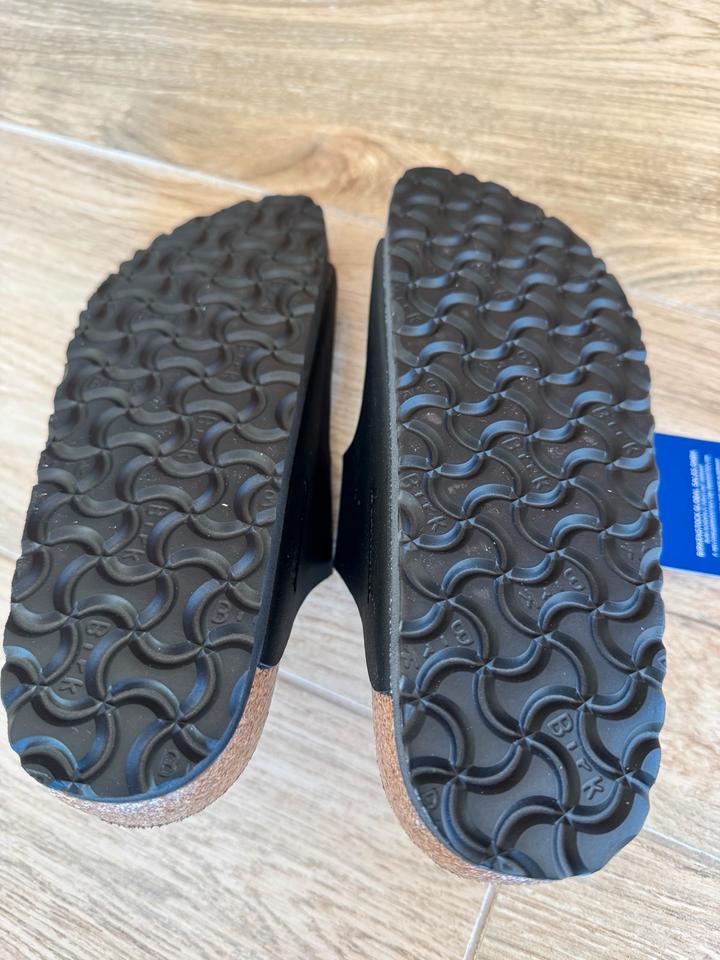 Birkenstock Arizona Gr. 38 Sandalen schmal schwarz Hausschuhe in Berlin