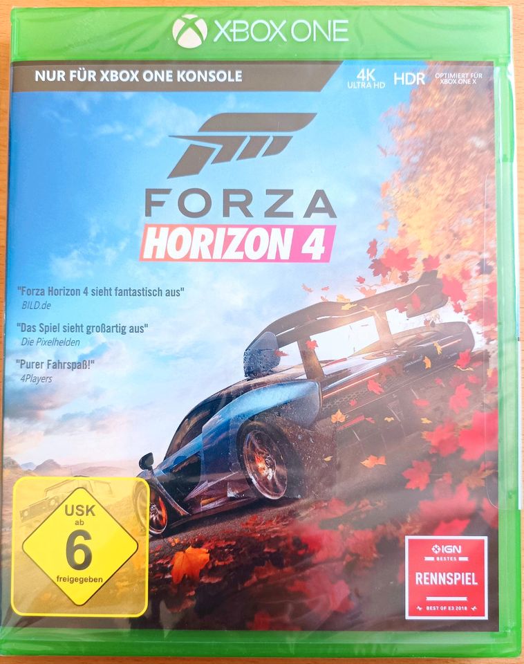 NEU Forza Horizon 4 Xbox One Series S und X Rennspiel Autorennen in Felde