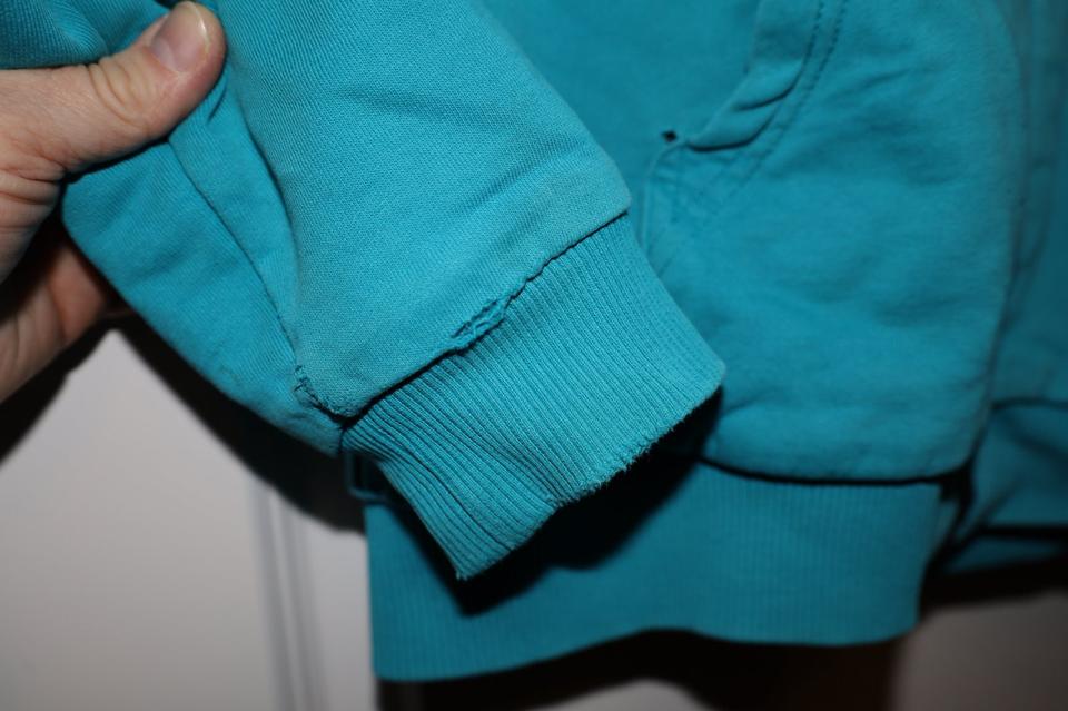152 158 : Jako-o Jungen Teddy Kuschel Sweat Jacke türkis Kapuze in Rosengarten
