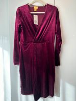 H&M Samtkleid Weinrot Hessen - Fuldabrück Vorschau