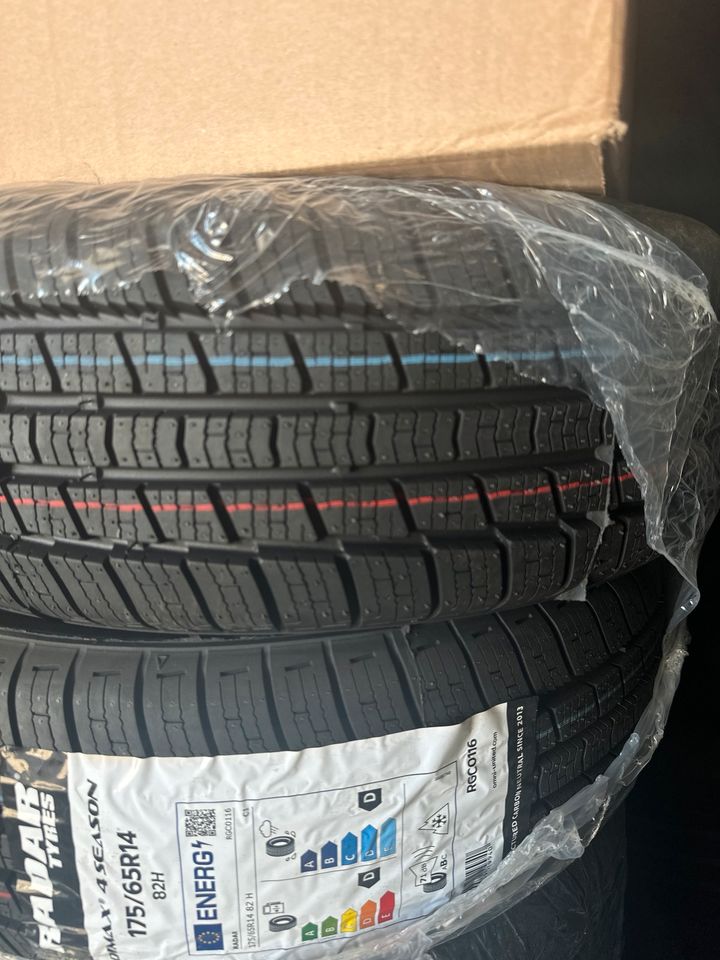 4st 175/65R14 82H Radar Allwetterreifen Angebot!! in Dieburg