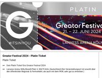 2x PLATIN Ticket für Greator Festival 2024 Köln Tony Robbins VIP München - Au-Haidhausen Vorschau