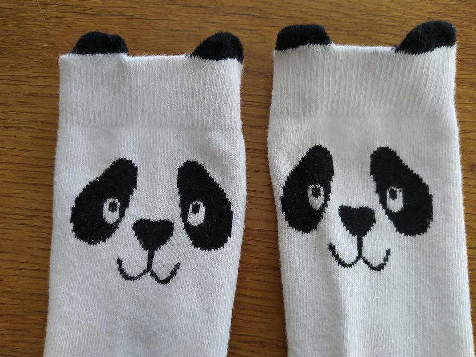 Kniestrümpfe Socken 31-34 Tiermotiv Fuchs Zebra Panda Maus in Wartenberg