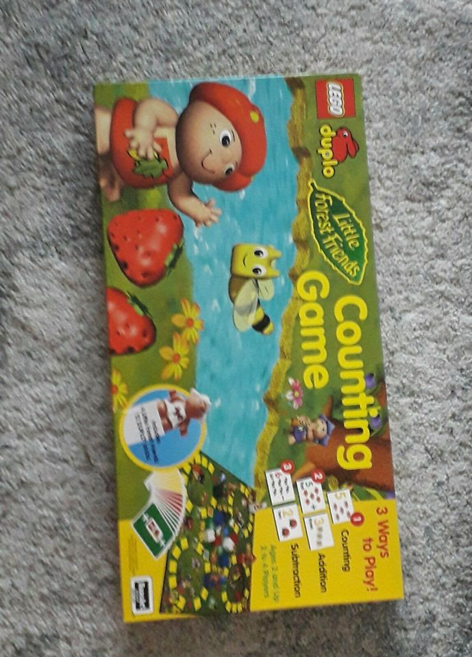 Lego Duplo little forest friends / counting game # Brettspiel in Rees