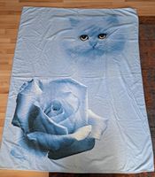 Badetuch extra groß, Katze Rose, blau, neu Sachsen - Wolkenstein Vorschau