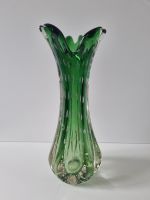 Murano Seguso Bullicante Vase grün 35 cm Hessen - Dillenburg Vorschau