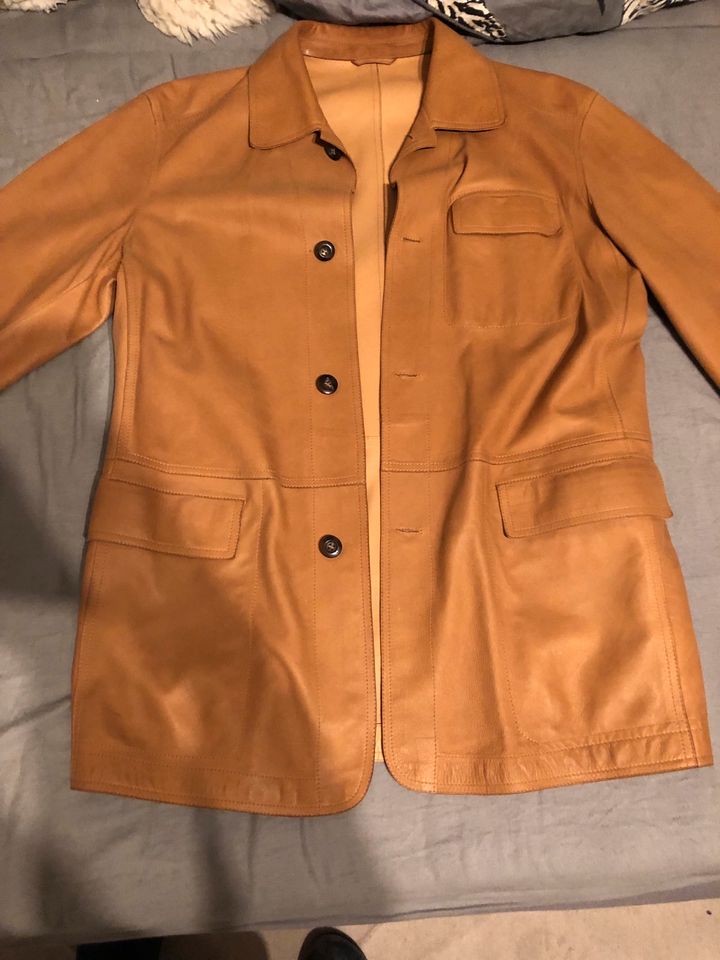 Ermenegildo Zegna Sport Lederjacke Cognac L in München