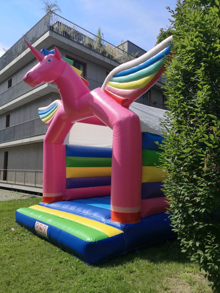 XXL Einhorn Hüpfburg Party, Kindergeburtstag, Partyspaß in Berlin