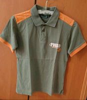 Jungen Polo-Shirt in Größe M/152, Farbe khaki/orange Niedersachsen - Seevetal Vorschau