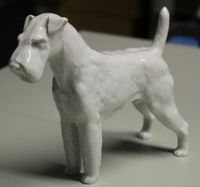 Meissen Schwerter Figur Hund Foxterrier weiß 1.Wahl top! Chemnitz - Helbersdorf Vorschau