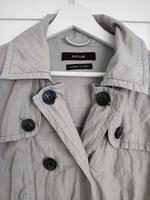 Opus Trenchcoat Mantel Gr. 40 Jacke Hertha SP Crinkle grau Flensburg - Fruerlund Vorschau