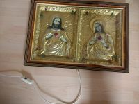 Schlafzimmer Wandbild JESUS und MARIA mit Beleuchtung VINTAGE Baden-Württemberg - Brühl Vorschau