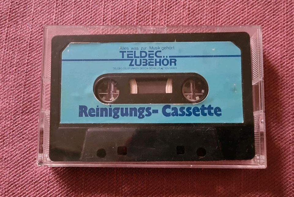 Reinigungskassette für Musikkassettenfach von Teldec in Windischeschenbach