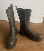 Stiefel von Steve Madden. Gr.40 Wadenhohe Khaki Leder Münster (Westfalen) - Centrum Vorschau