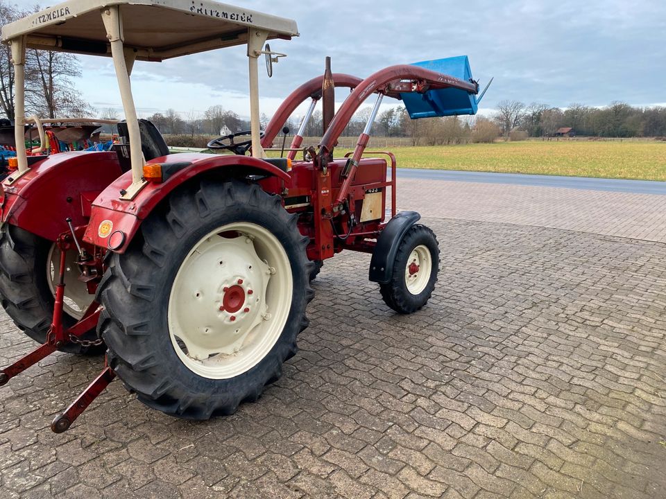 IHC 433 Trecker Schlepper Traktor Frontlader Tüv in Wagenfeld