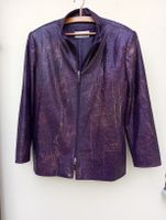 Blazer Damen Jacke Duo Gr. 42 schimmert Lila Gold Schlangenmuster Bayern - Gunzenhausen Vorschau