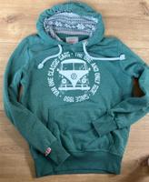 Van One Classic Cars Bulli Pullover Hoodie M grün Brandenburg - Rangsdorf Vorschau