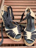 Espadrilles Keilabsatz Schwarz/Creme neuwertig 37 Gioseppo Baden-Württemberg - Karlsruhe Vorschau