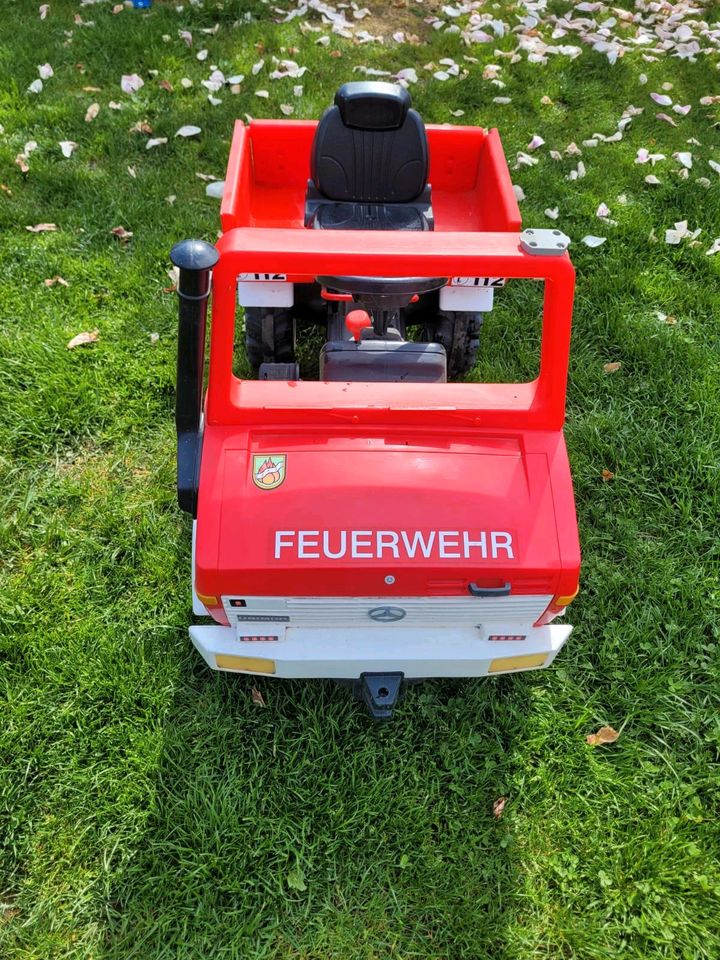 Feuerwehr Unimog Tretauto von Rolly Toys in Quedlinburg