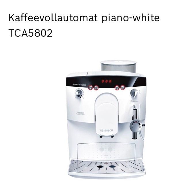 Bosch Kaffeevollautomat Bosch TCA 5802 benvenuto classic in Kümmersbruck