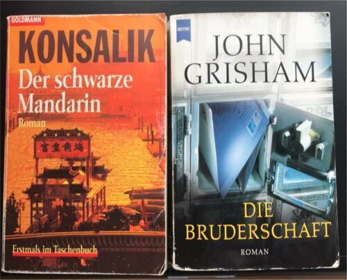 Konsalik: Der schwarze Mandarin | John Grisham: Die Bruderschaft in Hamburg