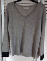 Pullover Grau  V-Ausschnitt 100% Kaschmir Gharani Strok Gr. S Baden-Württemberg - Leimen Vorschau