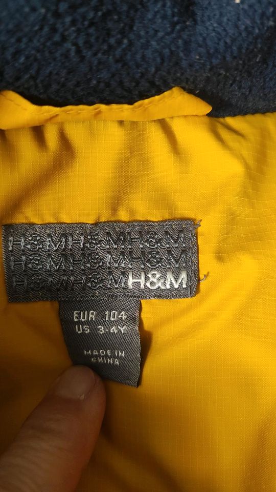 Daunenjacke für Jungen  von H&M Gr.104 in Greiz