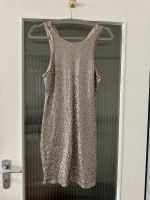 Kleid Hollister Gr. 36 S Glitzer beige Pailletten schick Freiburg im Breisgau - Altstadt Vorschau