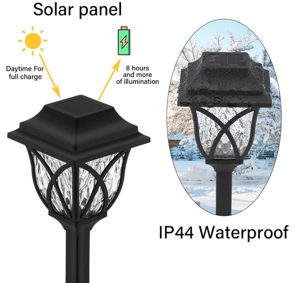 6x Solarleuchten Garten Solarlampen Außen LED Licht Solar Lampen in Bebra