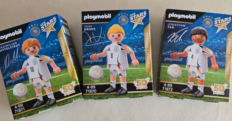 EM Stars Playmobil Neu,Unbenutzt, ungeöffnet Kroos,Tah,Mittelstäd in Lübeck