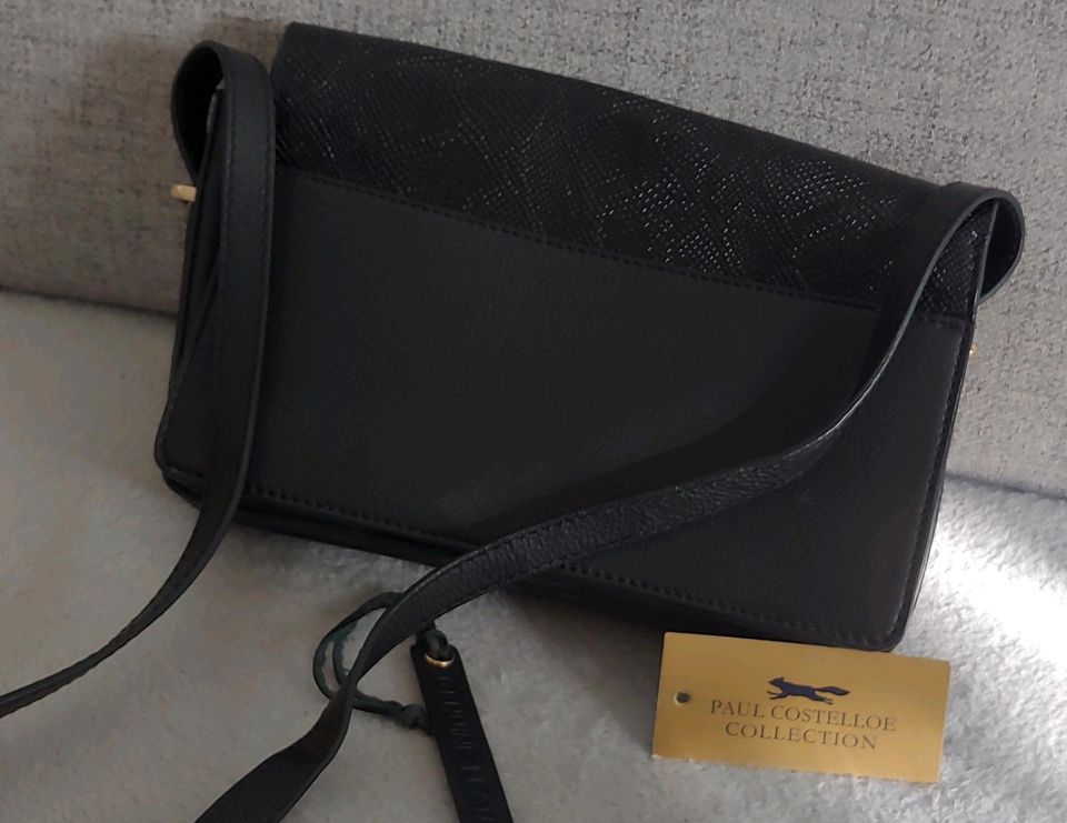 Leder Handtasche Paul Costelloe schwarz in Berlin