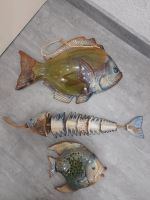 Steinfische aus Porzellan aus Frankreich Mitte - Tiergarten Vorschau