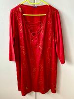 Strandkleid, Italien, Ethno,kurz, rot, Größe M-L Bayern - Kumhausen Vorschau