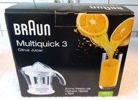 Braun Multiquick 3 Zitruspresse Orangensaft NEU OVP MPZ 9 220V Nordrhein-Westfalen - Herten Vorschau