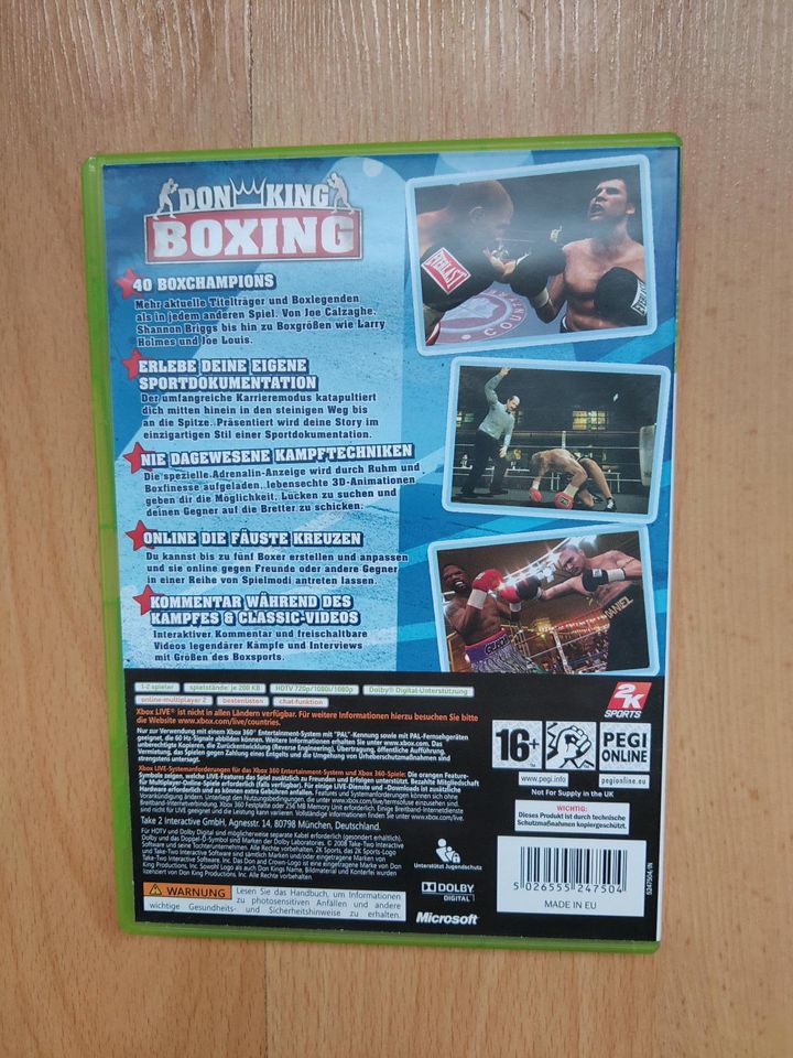 Don King Boxing Microsoft Xbox 360 Spiel Pal Deutsch 2K Sports in Hannover