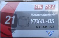 Motorradbatterie / Rollerbatterie 12 V 4 Ah, GEL, Neu Berlin - Lichterfelde Vorschau