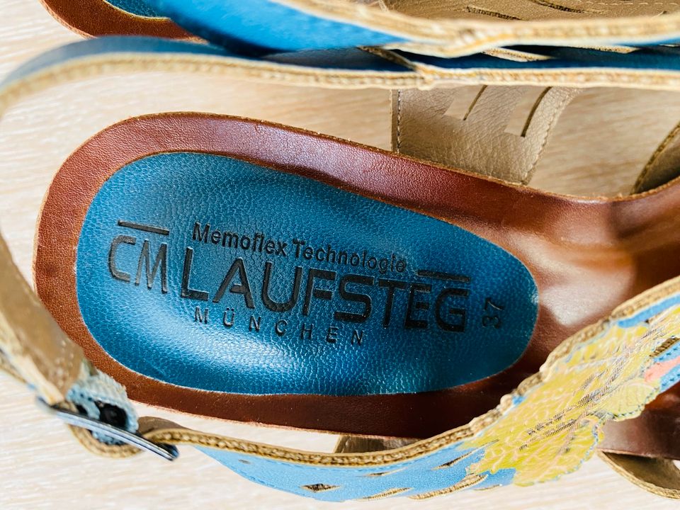 CM LAUFSTEG MÜNCHEN Gr 37 Extravagante Sandaletten Leder in Kaiserslautern