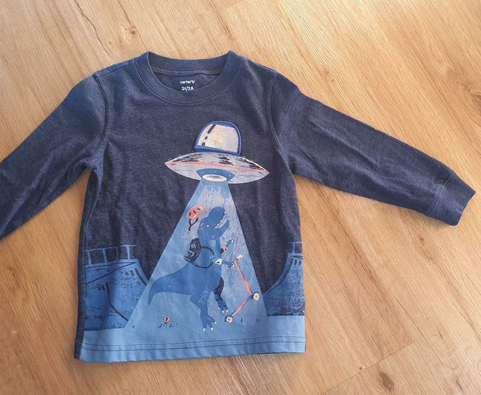 Carters Langarmshirt Longsleeve Dino 2T 92 in Ottobeuren