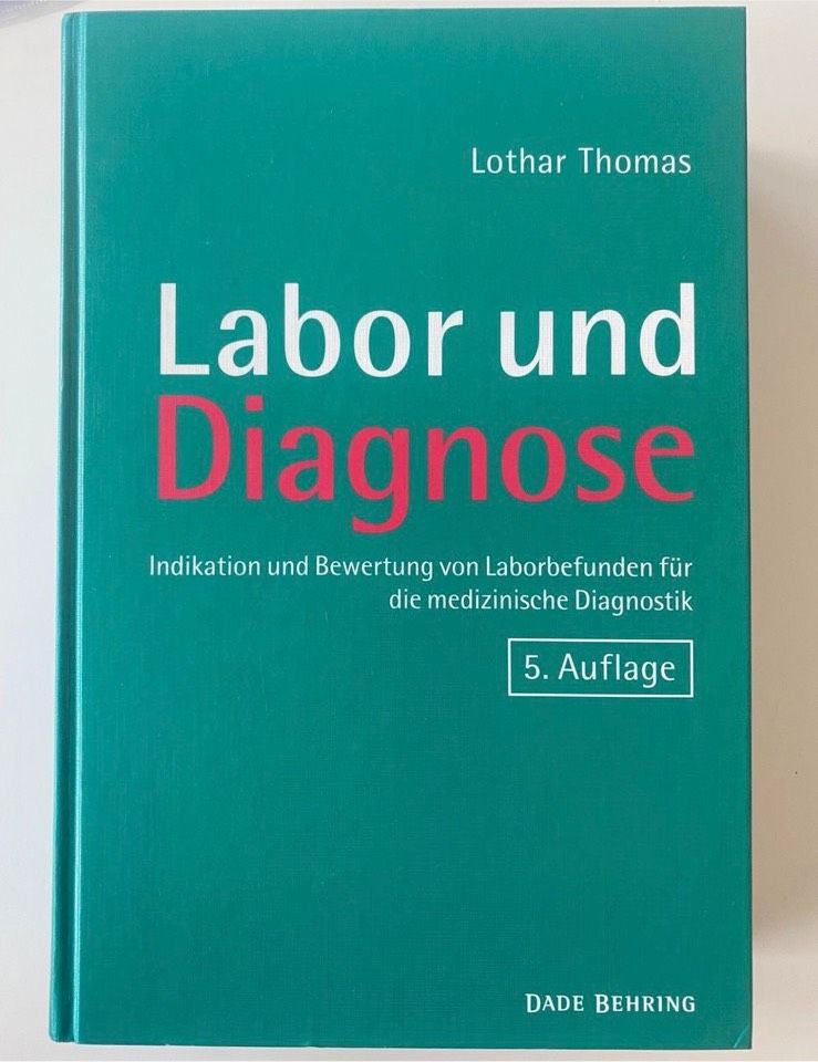 Labor und Diagnose, Lothar Thomas (5.Auflage) in Stuttgart