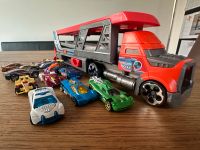 HotWheels Megatruck Autotransporter + 13 Autos Mattel Nordrhein-Westfalen - Willich Vorschau