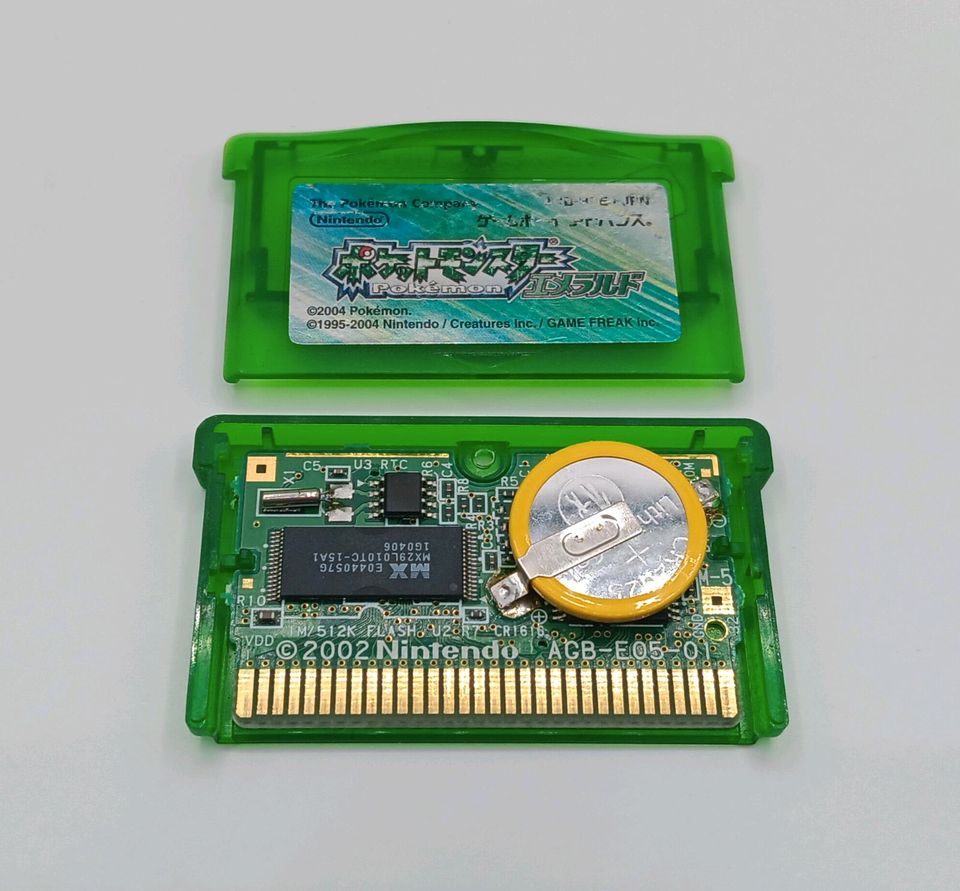 GameBoy Advance/GBA | Pokemon Smaragd Edition (OVP, Japan) in Burscheid