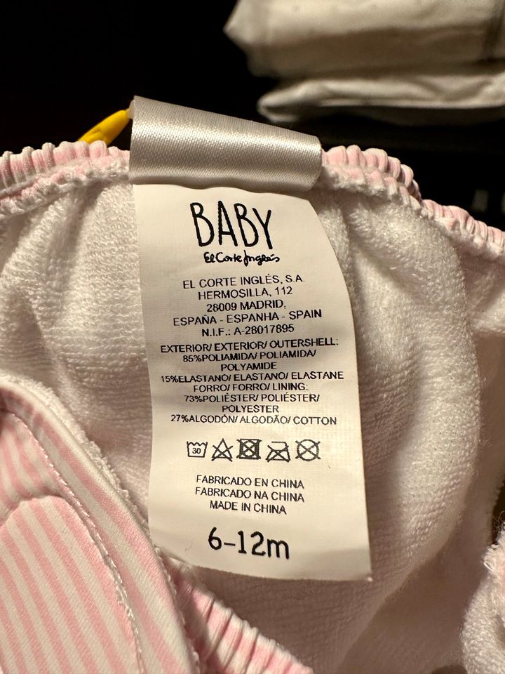 Baby UV-Anzug 2-teilig von El Corte Inglés in Suderburg