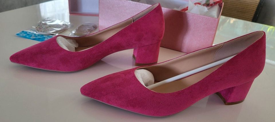 Pumps,  Absatzschuhe, Stöckelschuhe,  pink  in Größe 41 in Korntal-Münchingen