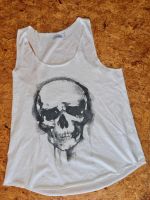 Lockeres Totenkopf Tank Top Baden-Württemberg - Denkingen Vorschau