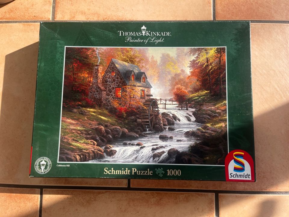 1000 Teile Schmidt Puzzle - Bei der alten Mühle in Gilching