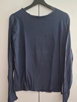 Dunkelblaues Langarmshirt Hessen - Bad Emstal Vorschau