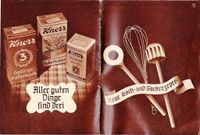 Rezepte Alt-Deutsche Küche  - Knorr Heftchen antik Sachsen - Hainewalde Vorschau